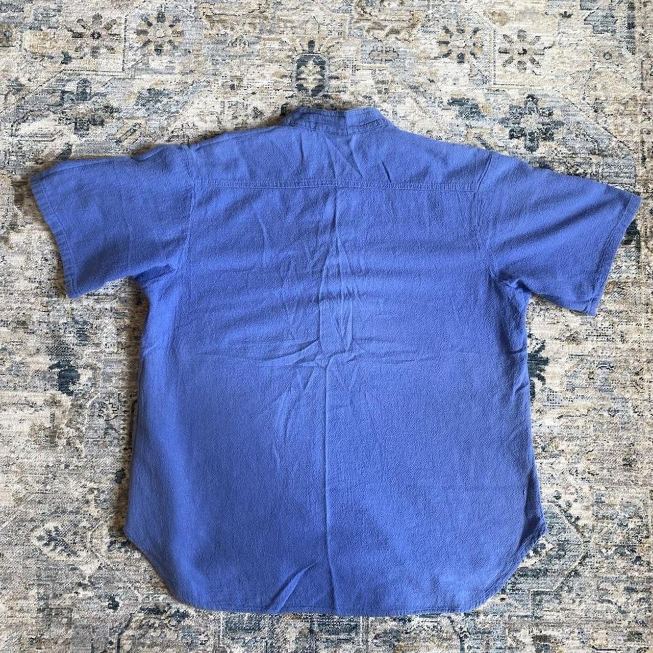 Vintage Cotton Palm "Key West" Crinkle Cotton Pullover Shirt