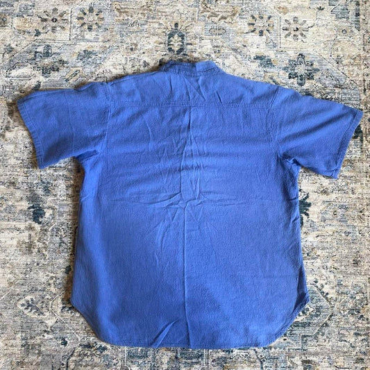 Vintage Cotton Palm "Key West" Crinkle Cotton Pullover Shirt