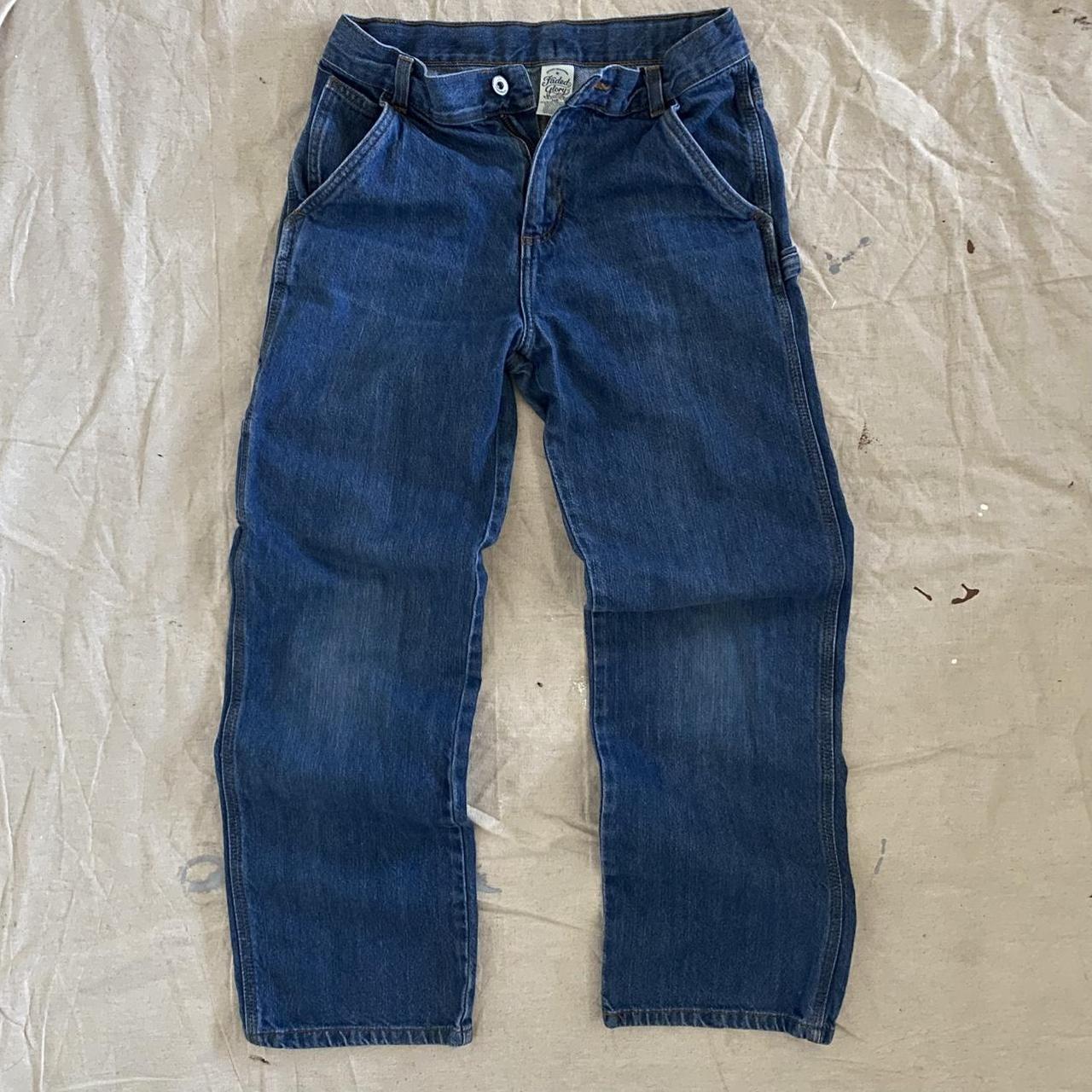 Faded Glory Vintage Distressed Carpenter Denim Jeans