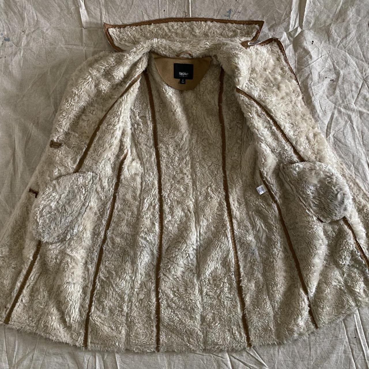 Women's Vintage Mossimo Faux Suede & Shearling "Penny Lane" Coat size M