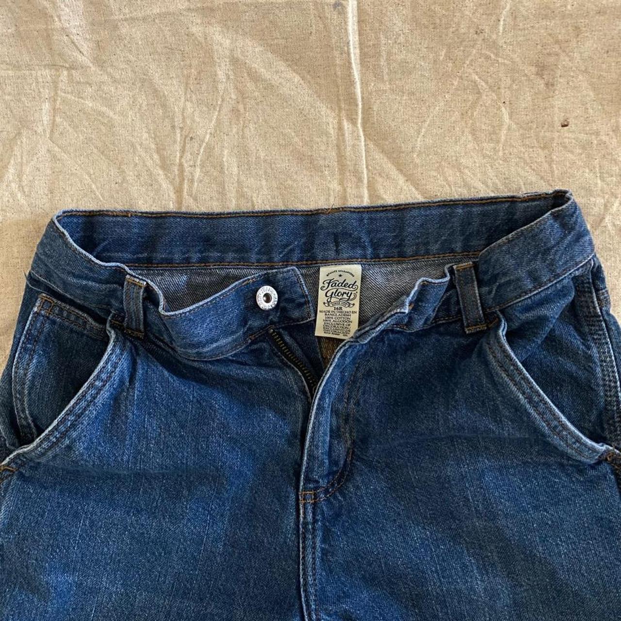 Faded Glory Vintage Distressed Carpenter Denim Jeans