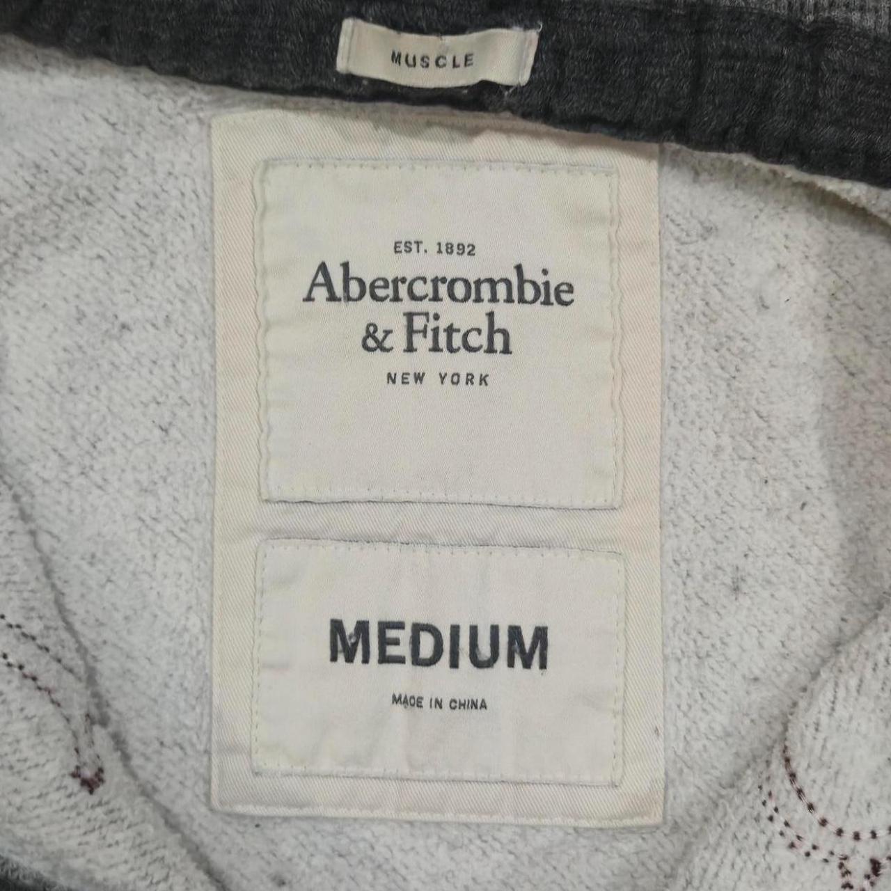 Men's Abercrombie & Fitch Vintage Y2K Zip-Up Graphic Hoodie
