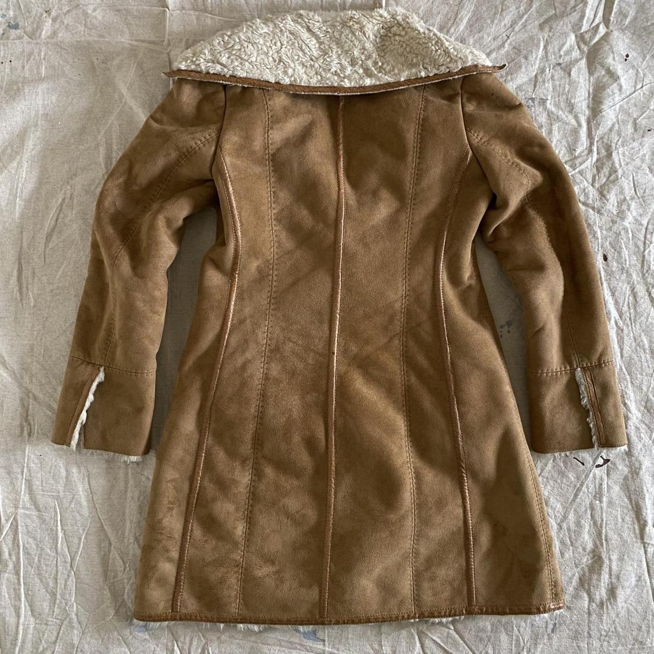 Women's Vintage Mossimo Faux Suede & Shearling "Penny Lane" Coat size M