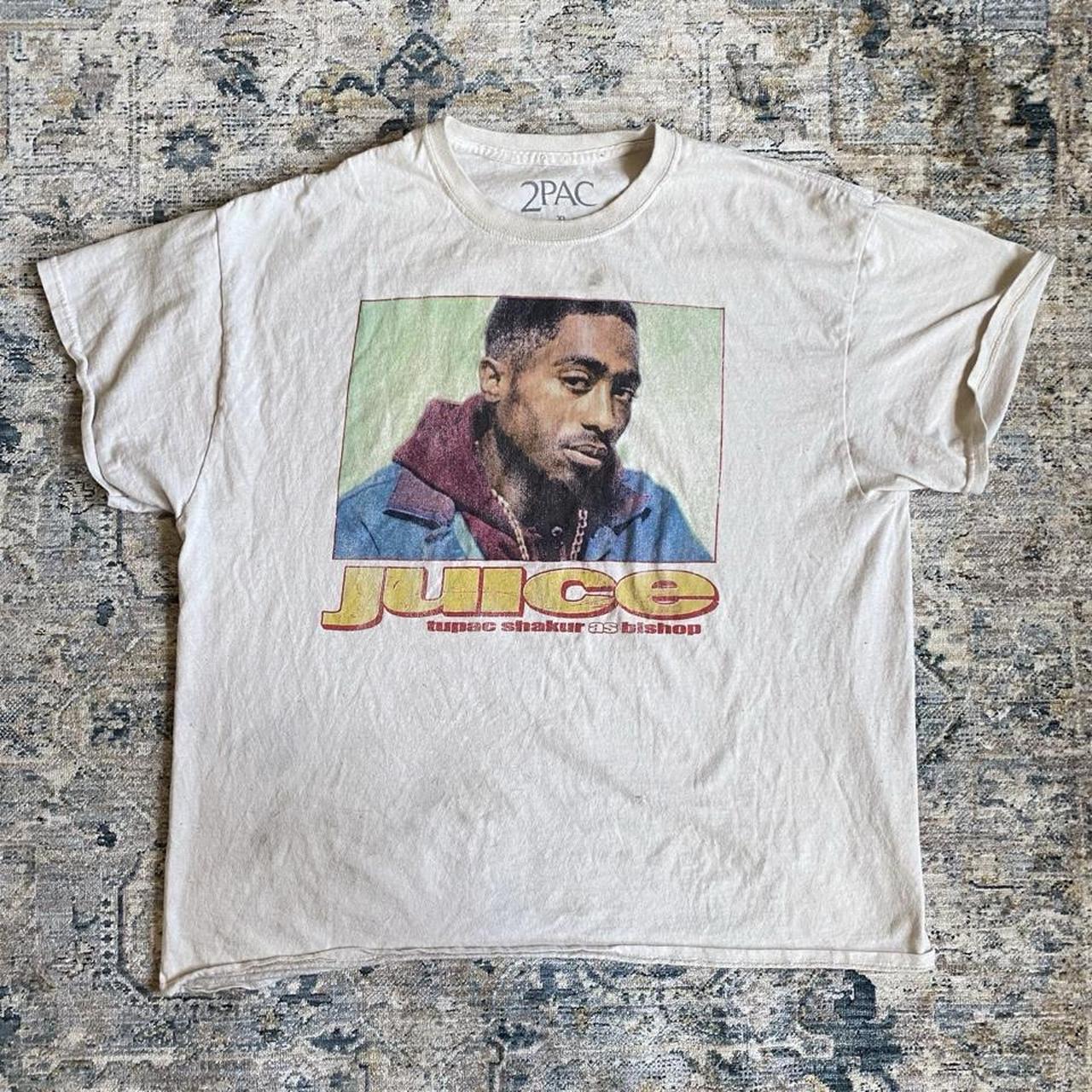 Vintage 2Pac "Juice" Film Graphic Off-White T-Shirt
