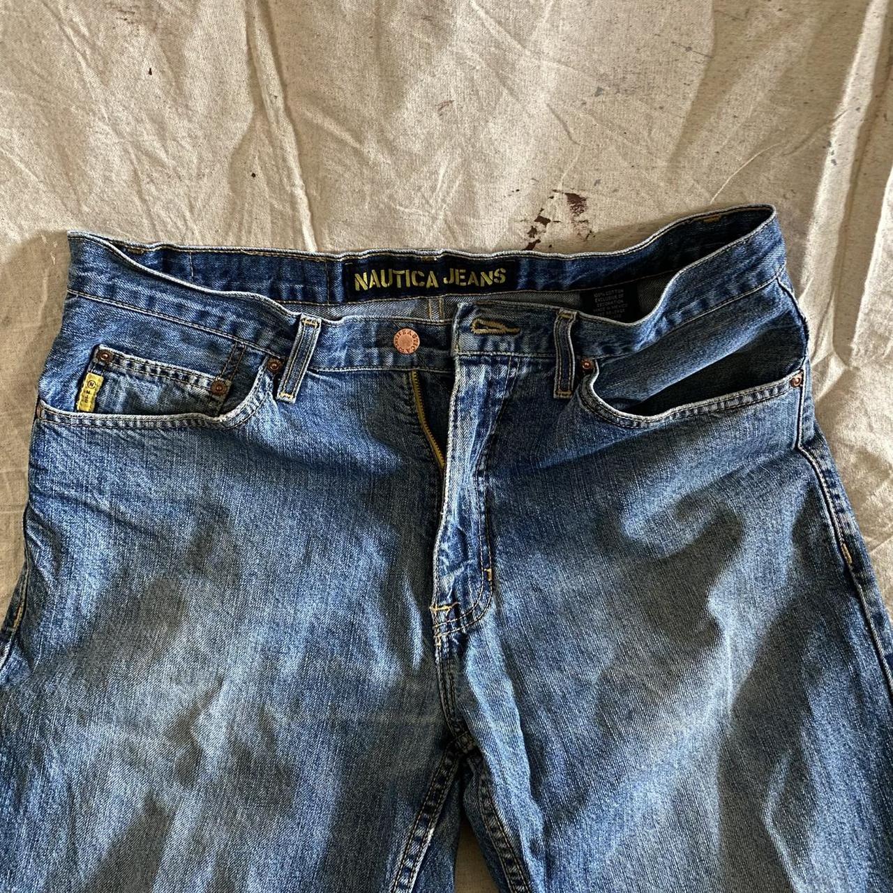 Vintage Nautica Jeans Co. Distressed Straight-Leg Jeans Men's 32x30