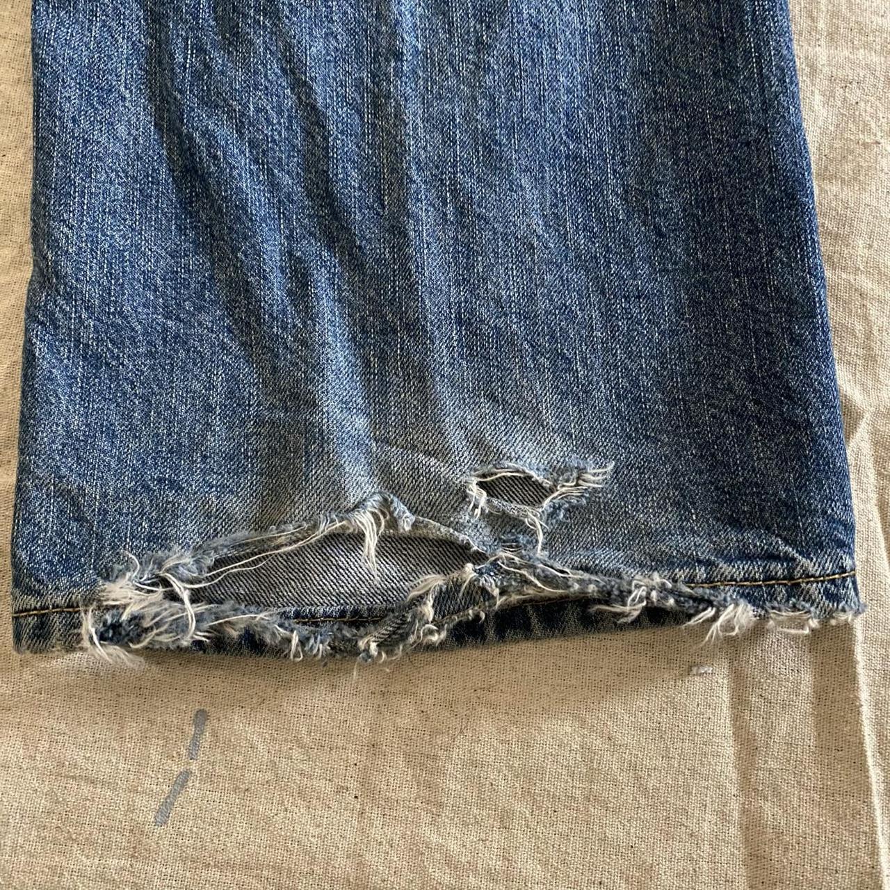 Vintage Nautica Jeans Co. Distressed Straight-Leg Jeans Men's 32x30