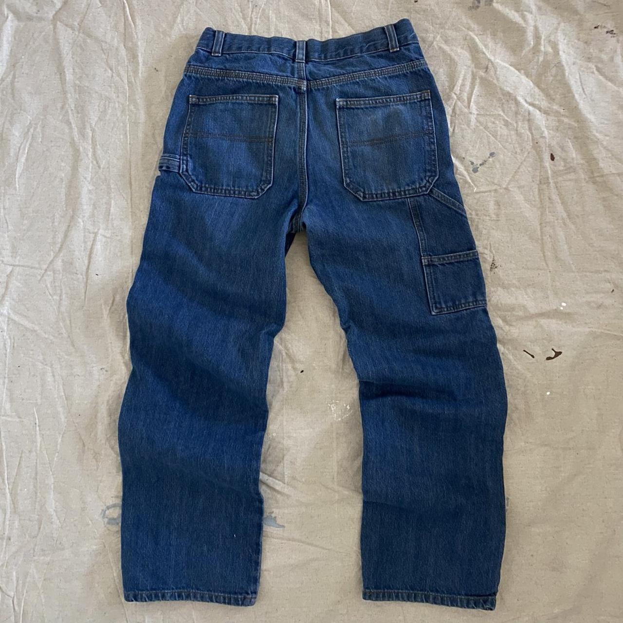 Faded Glory Vintage Distressed Carpenter Denim Jeans