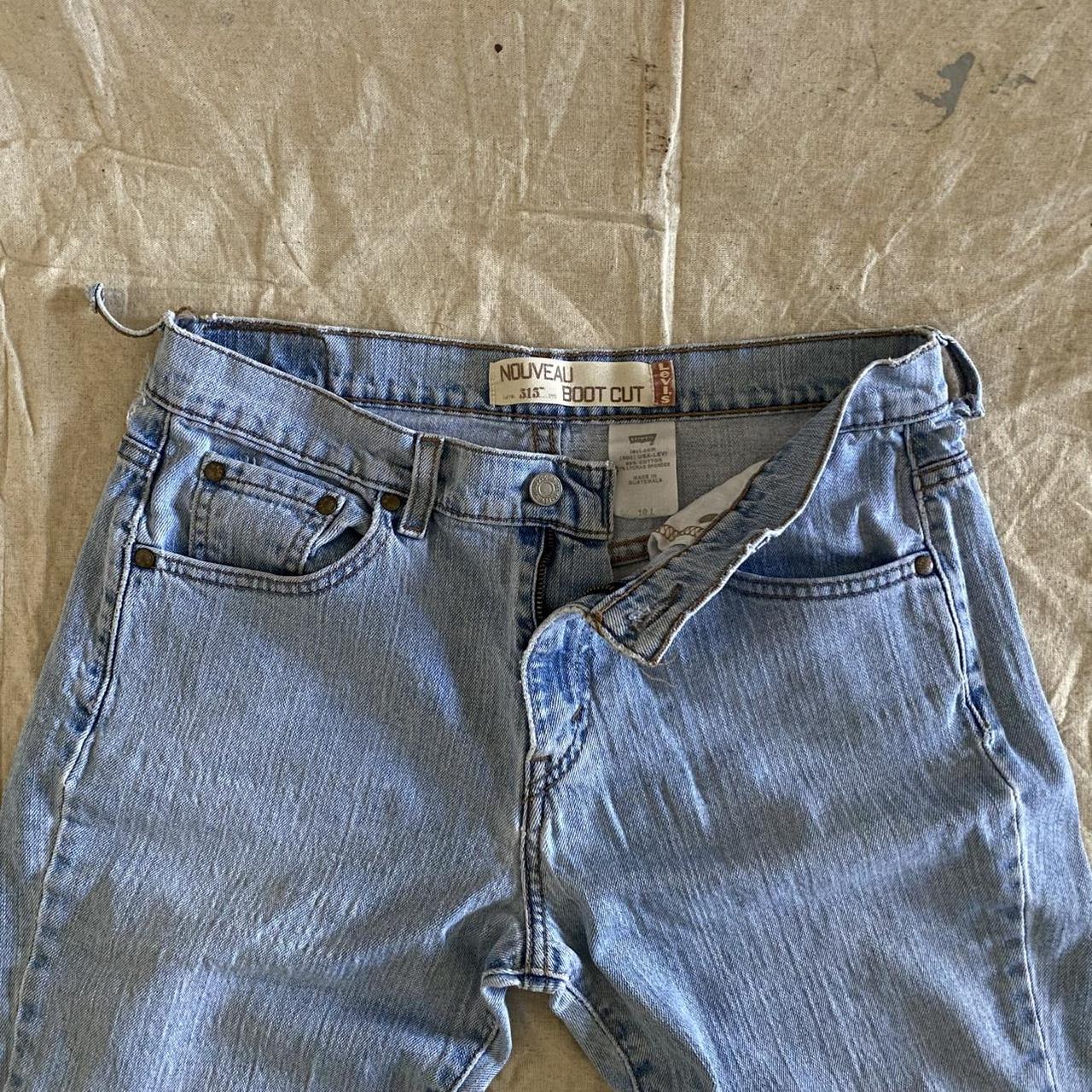 Vintage Levi's 315 Nouveau Bootcut Jeans / Archive Light Wash Denim