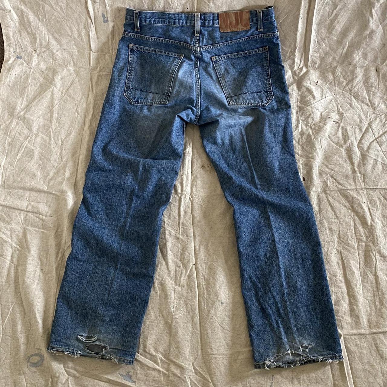 Vintage Nautica Jeans Co. Distressed Straight-Leg Jeans Men's 32x30