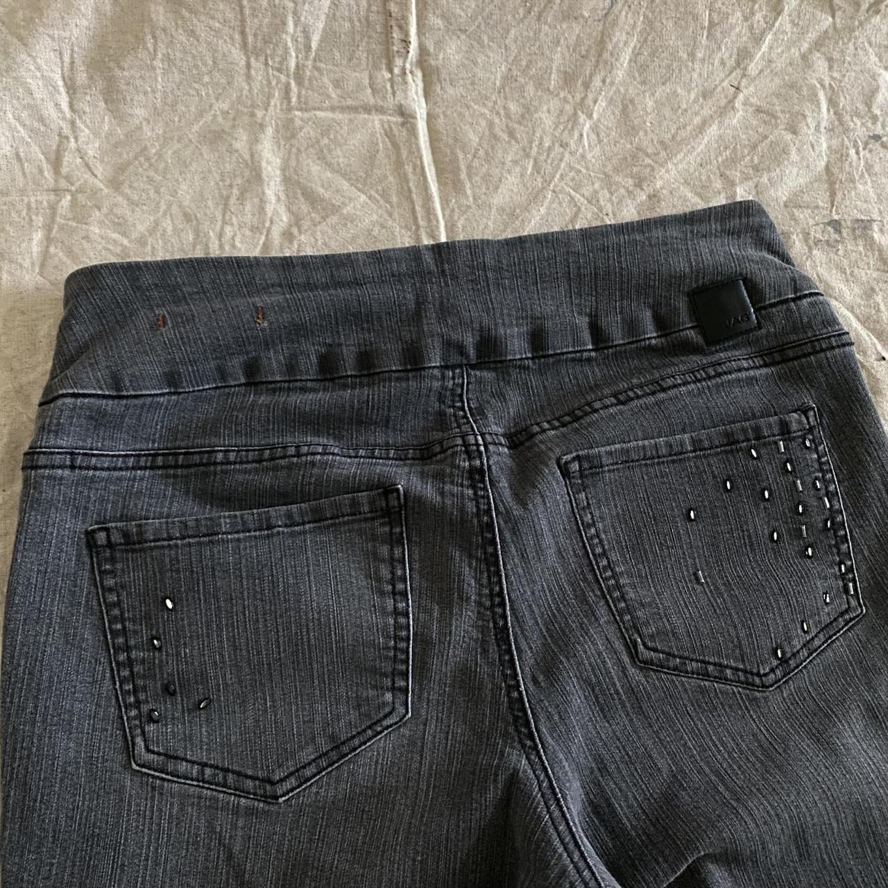 Original Jag Jeans High-Rise Skinny Pull-On Studded Jeans