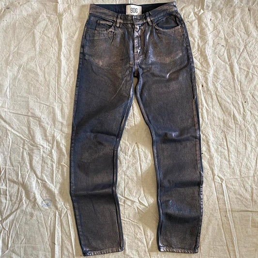 Men's BDG Metallic Silver Coated Slim Fit Jeans Men's 32