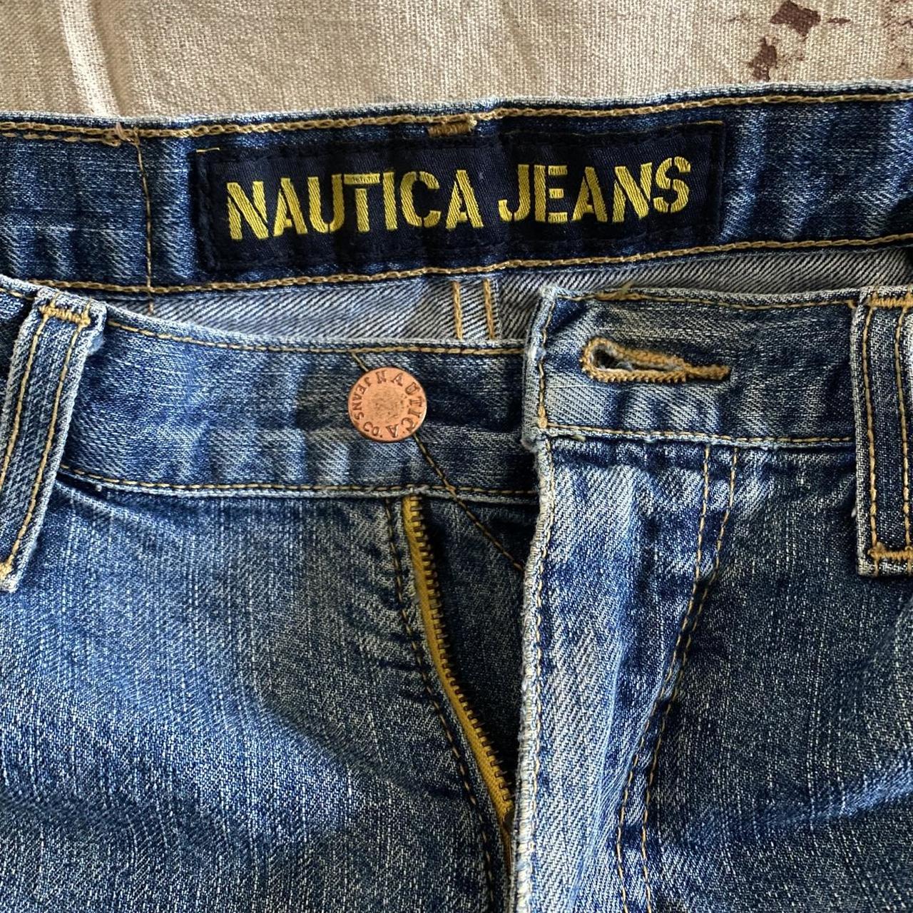 Vintage Nautica Jeans Co. Distressed Straight-Leg Jeans Men's 32x30