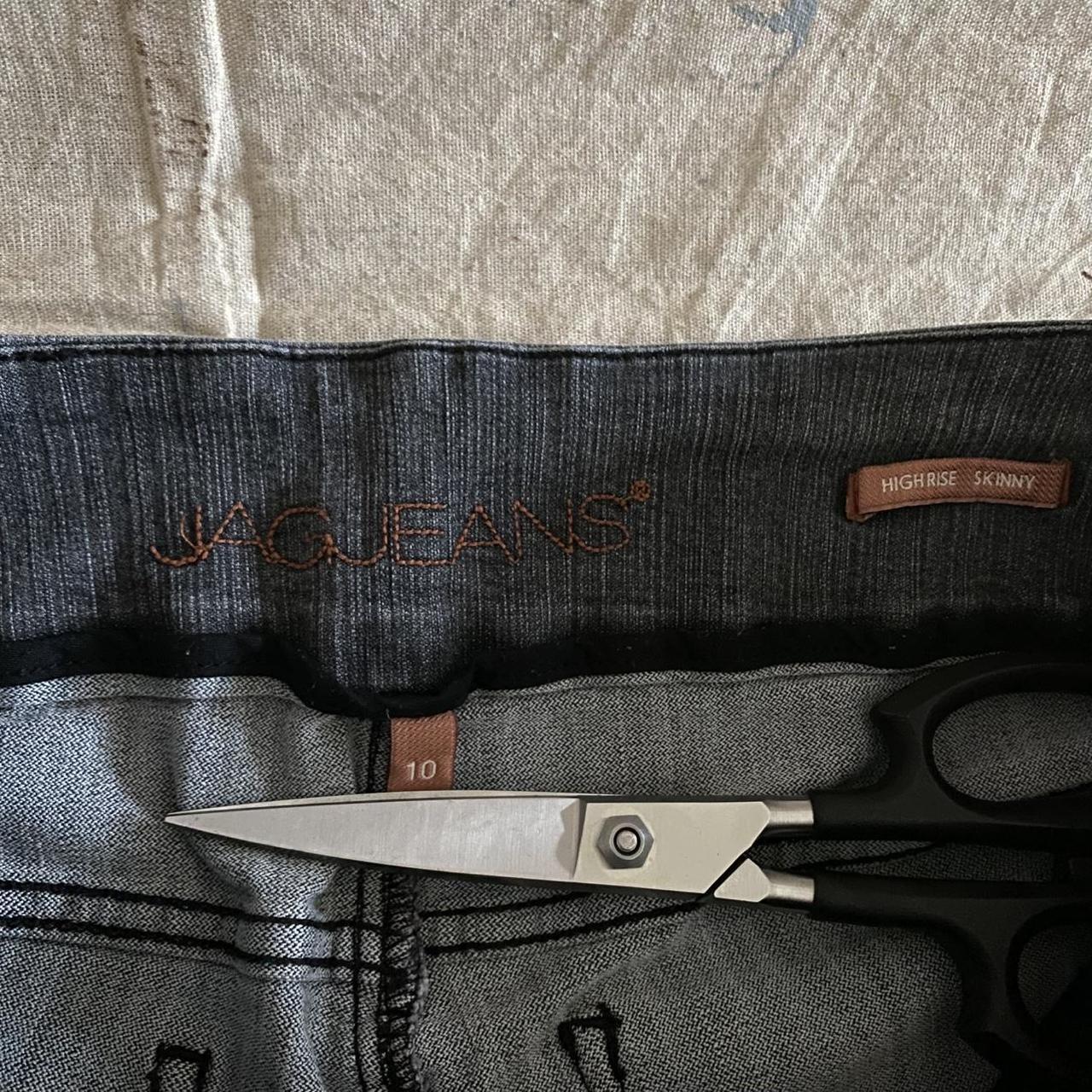 Original Jag Jeans High-Rise Skinny Pull-On Studded Jeans